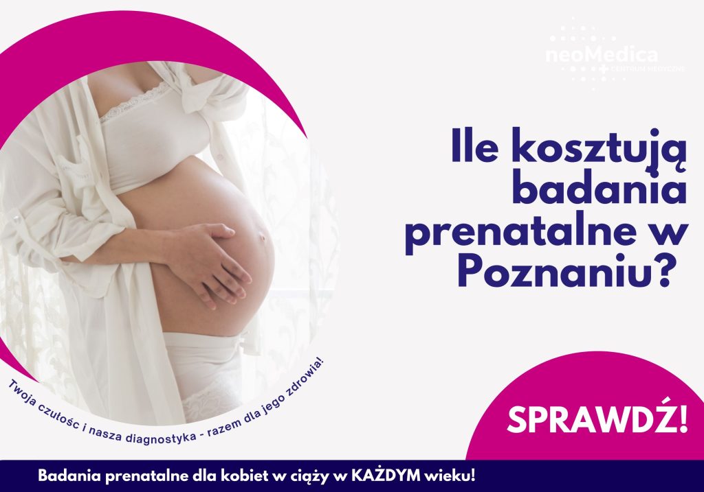 Kobieta w ciąży trzymająca brzuch - ilustracja dotycząca tego ile kosztują badania prenatalne w neoMedica w Poznaniu.