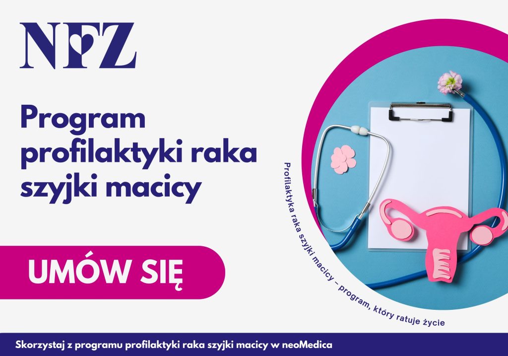 Stetoskop obok papierowego modelu macicy - program profilaktyka raka szyjki macicy w Centrum Medycznym neoMedica w Poznaniu