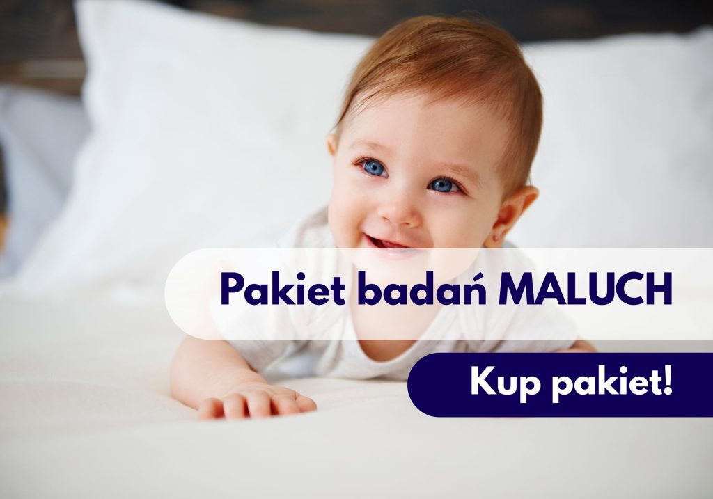 Uśmiechnięte dziecko - ilustracja dotycząca pakietu badań MALUCH dostępnego w Centrum Medycznym neoMedica w Poznaniu.