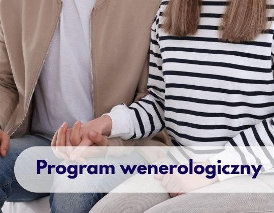 Para trzymajaća się za ręce na konsultacji wenerologicznej w Centrum Medycznym neoMedica w Poznaniu.